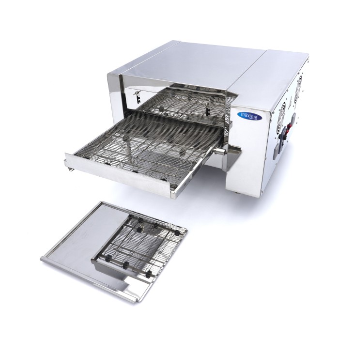 Pizza Oven met Transportband - 2 Pizza's Ø 20 cm - 30 Pizza's/U