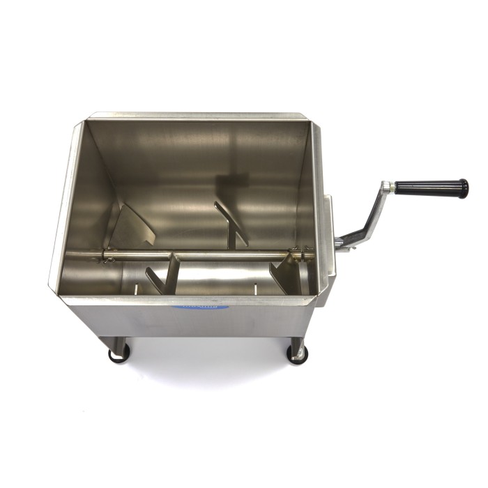 Vleesmenger - 30 L - 25 Kg Vlees - Enkele As - Handmatig