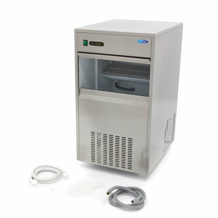 Ijsblokjesmachine - 80 Kg/Dag - Holle Ijsblokjes - Luchtgekoeld