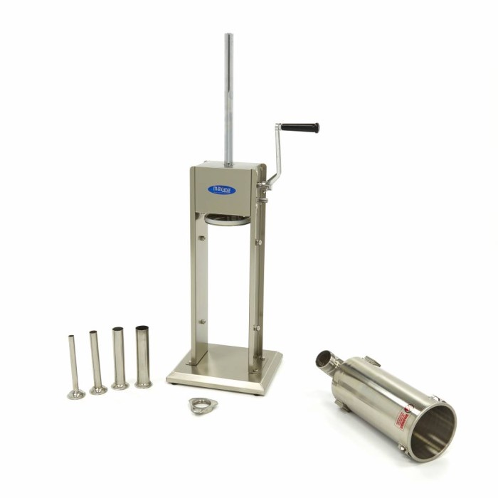 Worstenvuller - 5 L - Verticaal - incl. 4 Vulbuizen