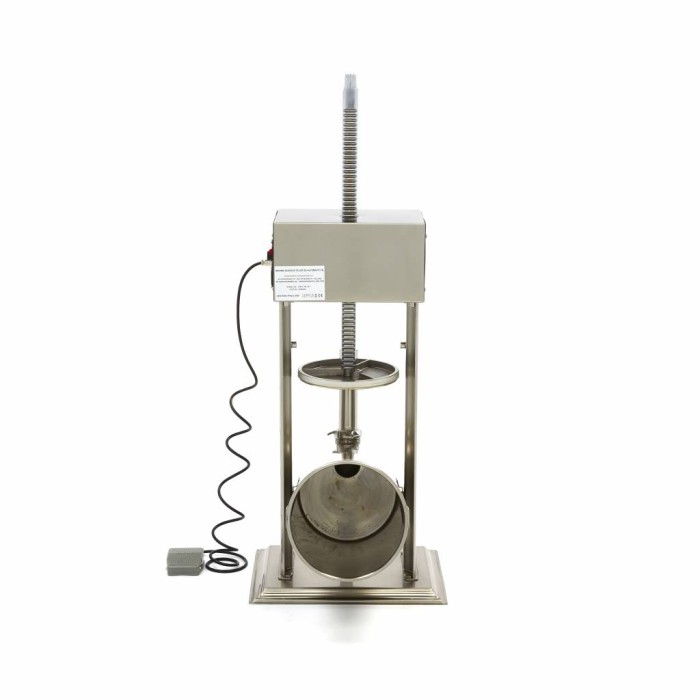 Worstenvuller - 15 L - Automatisch - Verticaal - incl. 4 Vulbuizen