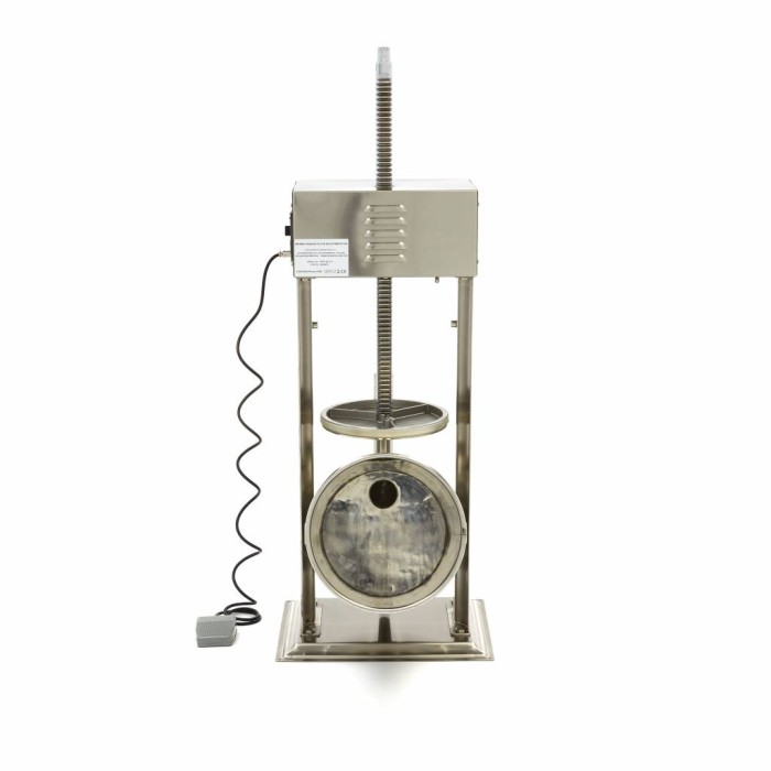 Worstenvuller - 25 L - Automatisch - Verticaal - incl. 4 Vulbuizen