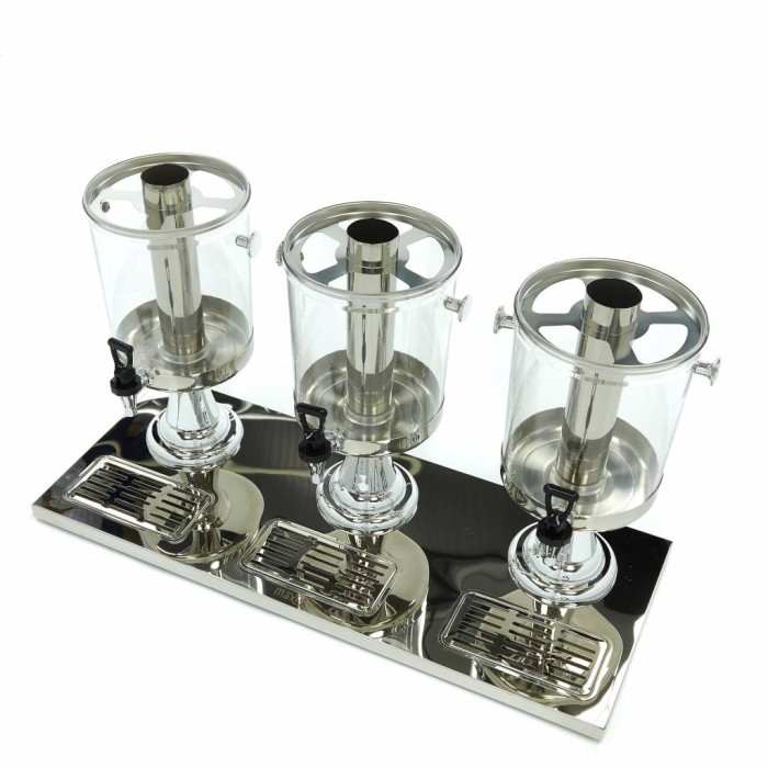 Drankdispenser - 3x 8 L - Centrale Koelbuis - Geen Stroom