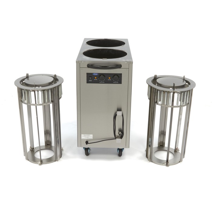 Bordenwarmer - 80 Borden - tot Ø 30 cm - op Wielen