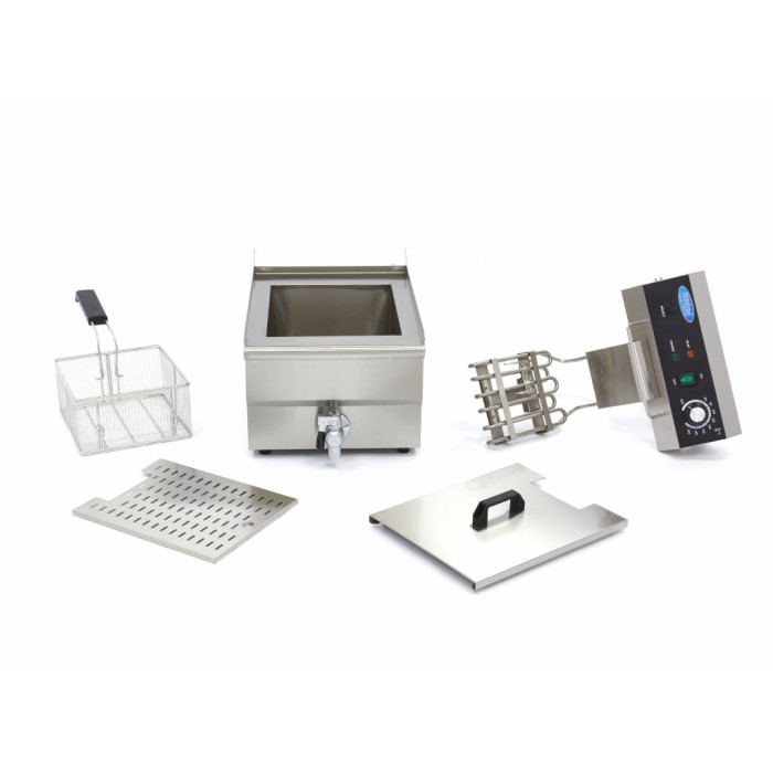 Frituurpan - 16 L - 1 Mand - met Tapkraan