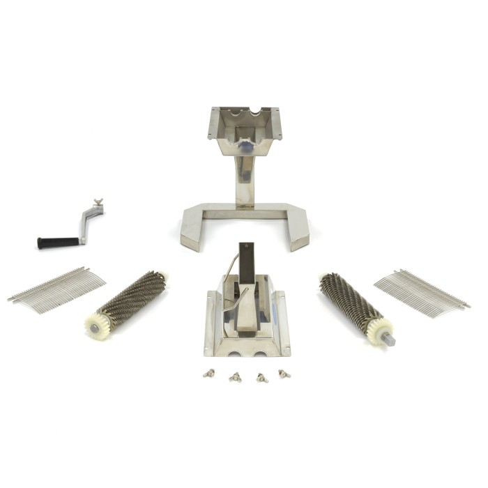 Vleesvermalser - 2 Rollers - 37 Messen - Doorvoer 17,5 x 2,5 cm
