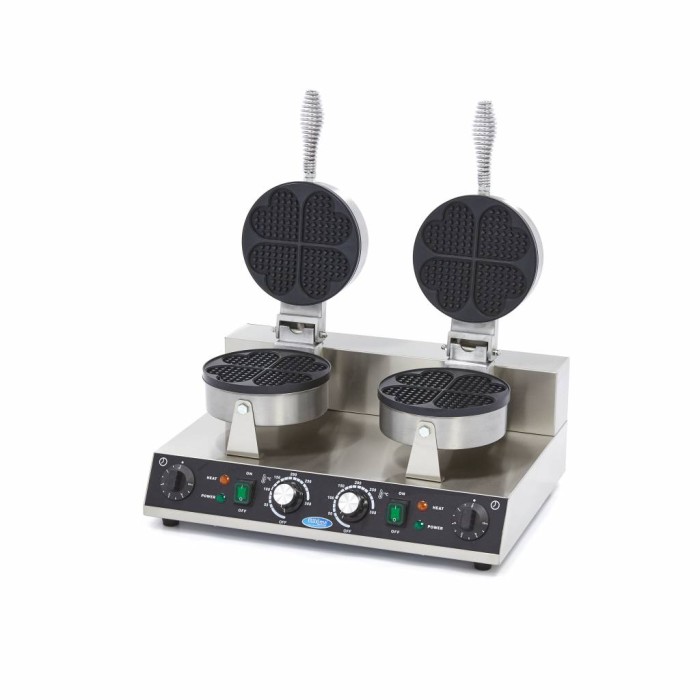 Wafelijzer - 8 Stuks - Hartjes Wafel