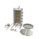 Shoarma Grill - 4 Branders - 50 Kg Vlees - Gas