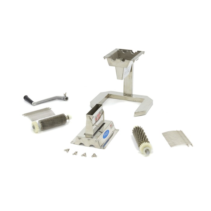 Vleesvermalser - 2 Rollers - 27 Messen - Doorvoer 12,5 x 2,5 cm