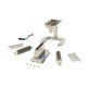 Vleesvermalser - 2 Rollers - 37 Messen - Doorvoer 17,5 x 2,5 cm