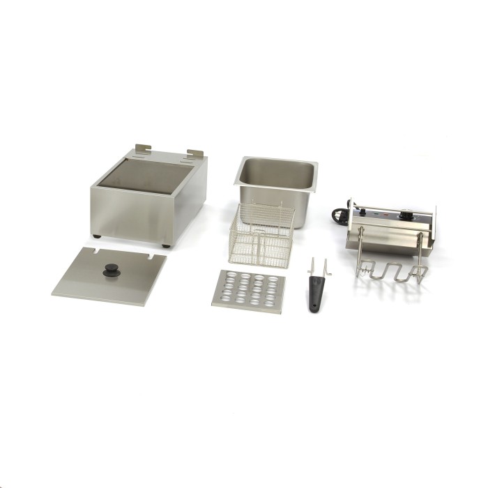 Frituurpan - 6 L - 1 Mand - tot 1,2 Kg Frites
