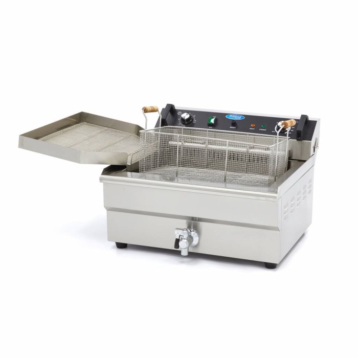 Frituurpan - 30 L - 1 Mand - met Tapkraan