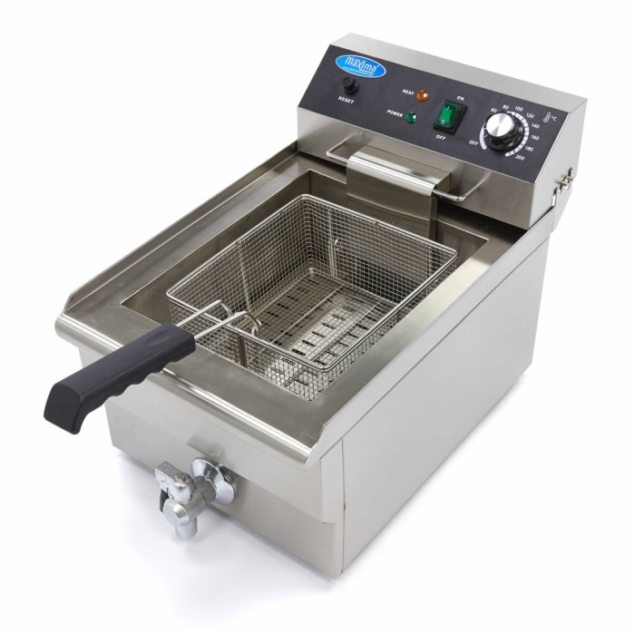 Frituurpan - 16 L - 1 Mand - met Tapkraan