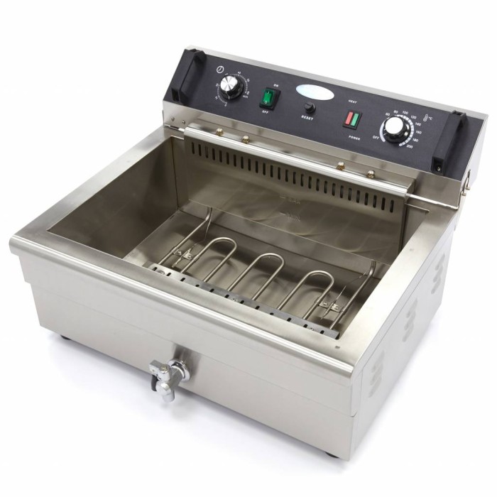 Frituurpan - 20 L - 1 Mand - met Tapkraan