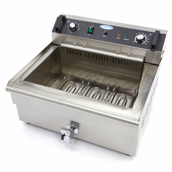 Frituurpan - 30 L - 1 Mand - met Tapkraan