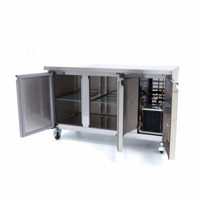Vrieswerkbank - 136 cm - 2 Deuren