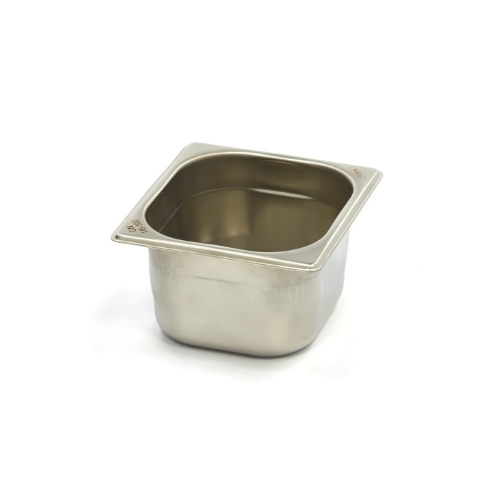 Gastronorm Bak - 1/6 GN - 10 cm Diep - RVS