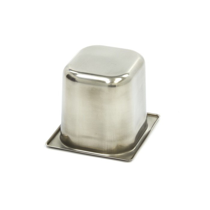 Gastronorm Bak - 1/6 GN - 15 cm Diep - RVS