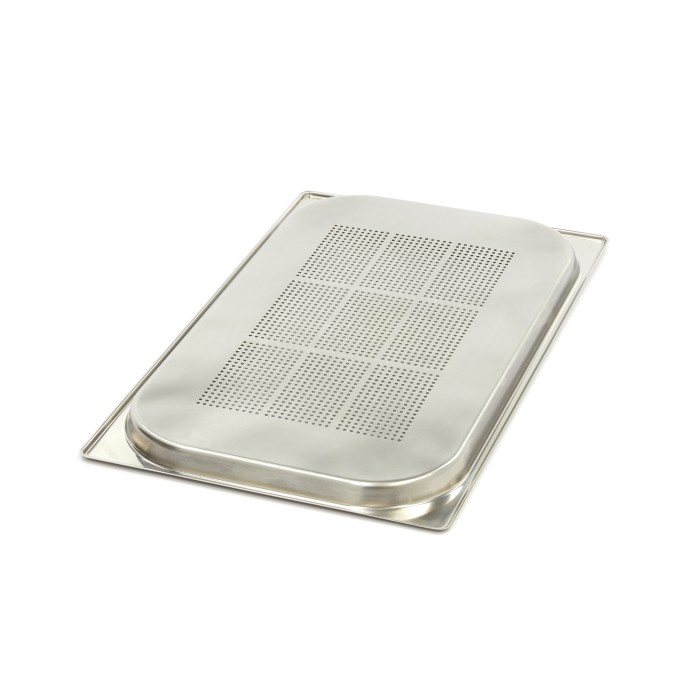 Gastronorm Bak - 1/1 GN - 2 cm Diep - RVS - Geperforeerd