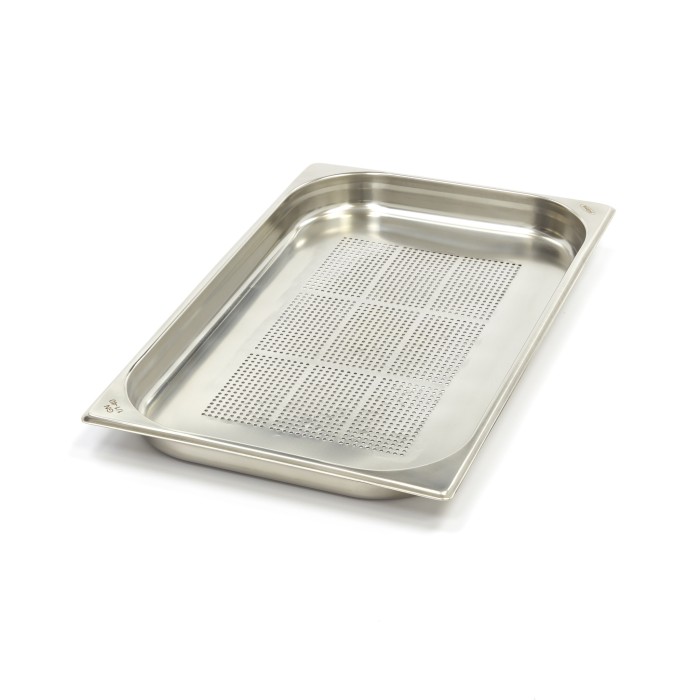 Gastronorm Bak - 1/1 GN - 4 cm Diep - RVS - Geperforeerd