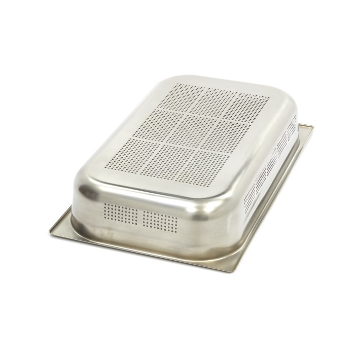 Gastronorm Bak - 1/1 GN - 10 cm Diep - RVS - Geperforeerd