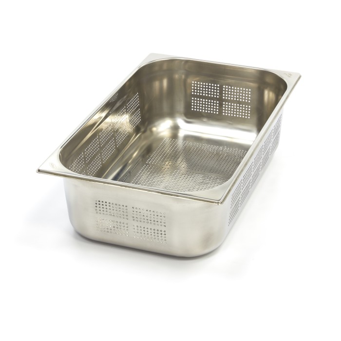 Gastronorm Bak - 1/1 GN - 15 cm Diep - RVS - Geperforeerd