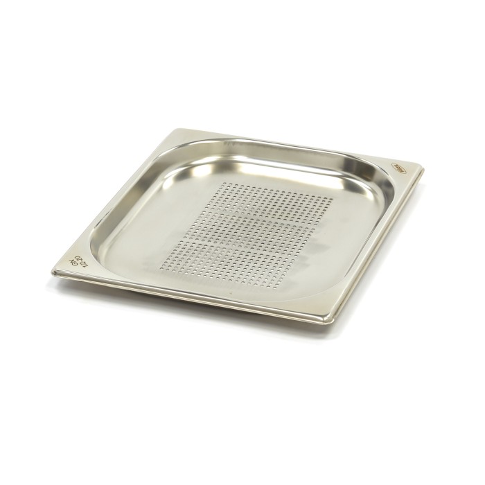 Gastronorm Bak - 1/2 GN - 2 cm Diep - RVS - Geperforeerd