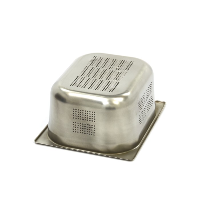 Gastronorm Bak - 1/2 GN - 15 cm Diep - RVS - Geperforeerd