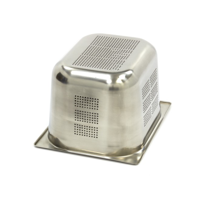 Gastronorm Bak - 1/2 GN - 20 cm Diep - RVS - Geperforeerd