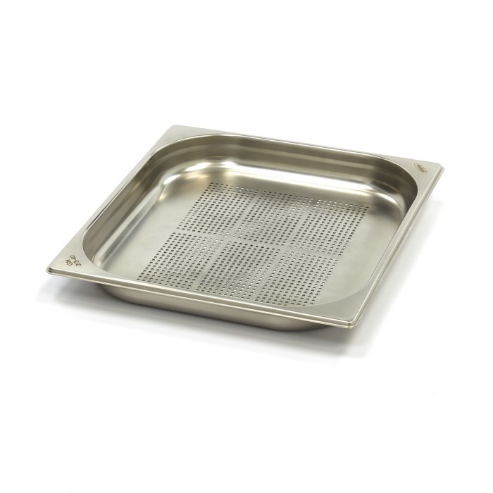 Gastronorm Bak - 2/3 GN - 4 cm Diep - RVS - Geperforeerd