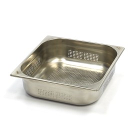Gastronorm Bak - 2/3 GN - 10 cm Diep - RVS - Geperforeerd