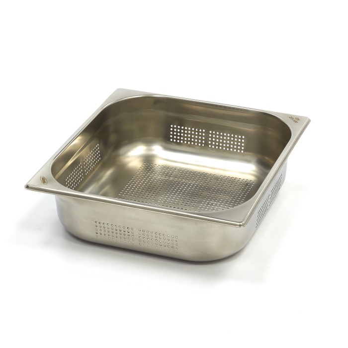 Gastronorm Bak - 2/3 GN - 10 cm Diep - RVS - Geperforeerd