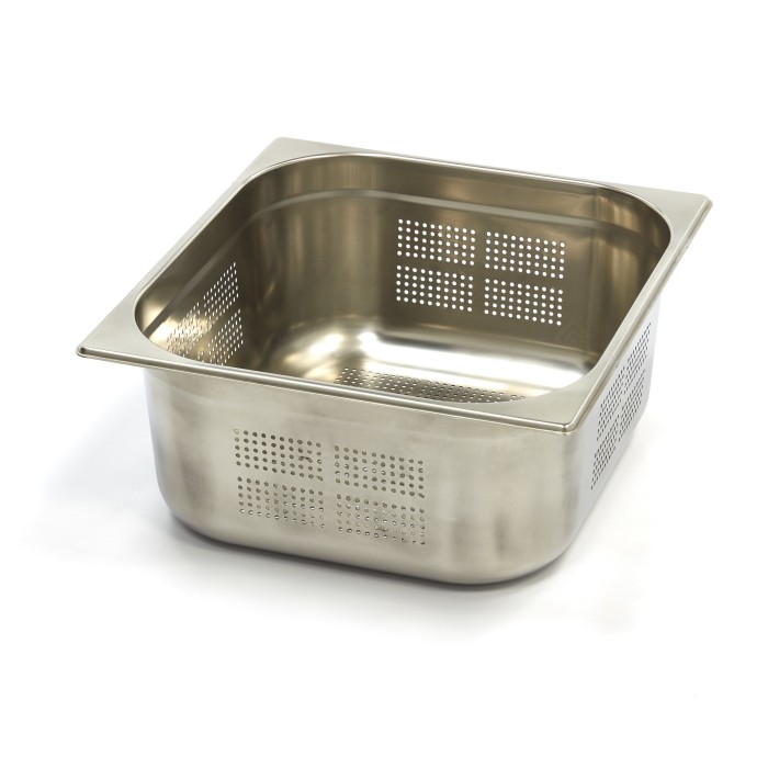 Gastronorm Bak - 2/3 GN - 15 cm Diep - RVS - Geperforeerd