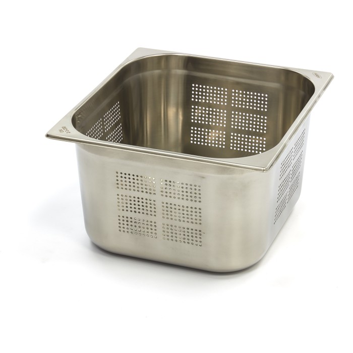 Gastronorm Bak - 2/3 GN - 20 cm Diep - RVS - Geperforeerd