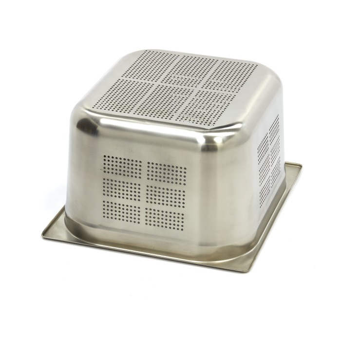 Gastronorm Bak - 2/3 GN - 20 cm Diep - RVS - Geperforeerd