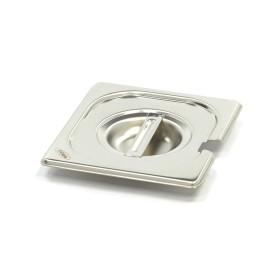 Gastronorm Deksel - 1/6 GN - RVS - met Uitsparing