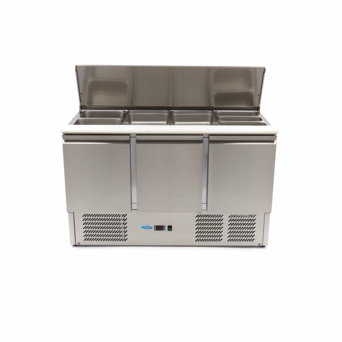 Saladette - 400 L - 137 cm - 3 Deuren - incl. Snijplank