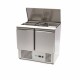 Saladette - 257 L - 90 cm - 2 Deuren