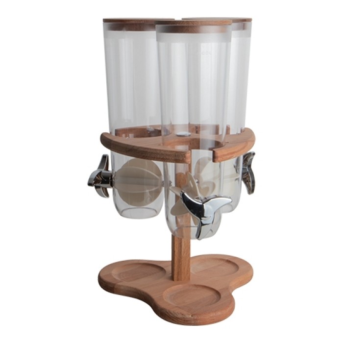 Muesli dispenser 3 x 1,5 liter