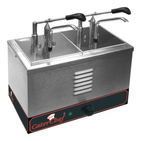 Sauzen warmer m/dispenser