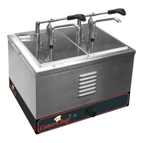 Sauzen warmer m/dispenser