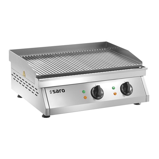 SARO Electrische grillplaat (gegroefd) - FRY TOP GH 610 R