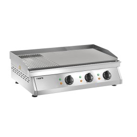 SARO Electrische grillplaat (gegroefd+glad) - FRY TOP GH 760 R