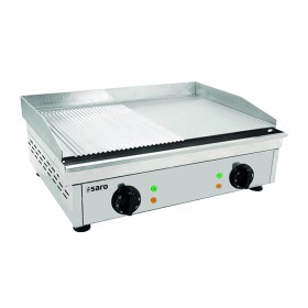 SARO Electrische grillplaat (gegroefd+glad) - FRY TOP GM 610 M