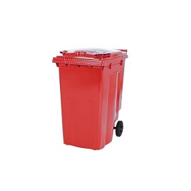 SARO 2 wiel grote afvalcontainer - MGB 240 RO - rood