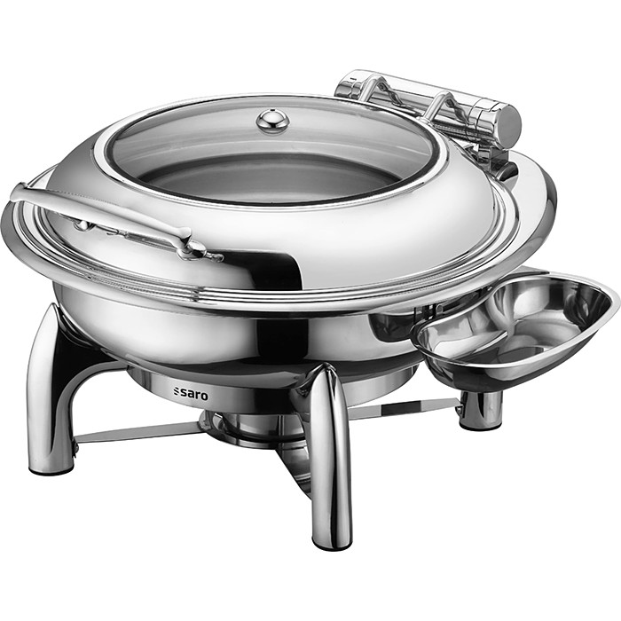 SARO Inductie Chafing Dish met zelfsluiting deksel Rond - JESSIE