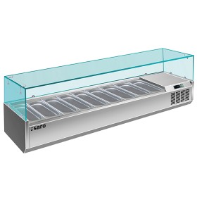 SARO Opzet koelvitrine - 1/3 GN - VRX 2000/380