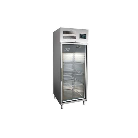 SARO professionele koelkast met glasdeur - GN 600 TNG