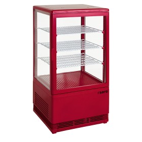 SARO Mini-koelvitrine 70 liter - SC 70 rood