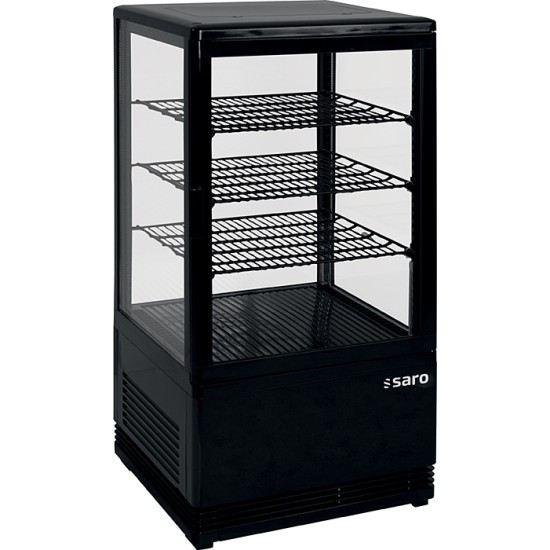 SARO Mini-koelvitrine 70 liter - SC 70 zwart